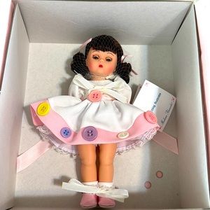 Madame Alexander Collecting Buttons 8” doll in box